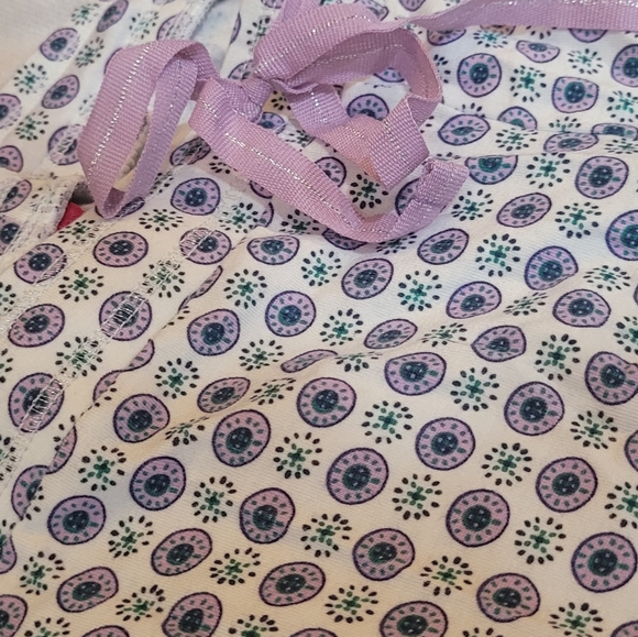 NWT VICTORIA'S SECRET TANK PAJAMA SET PURPLE XS Purple White Gold Silver Sparkle - Picture 8 of 10